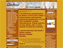 Tablet Screenshot of glinmar.pl